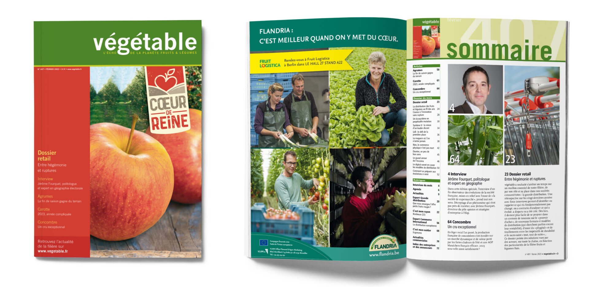 “la Grande Distribution A De Lavenir” Végétable Le Magazine De La Filière Fruits Et Légumes 8303