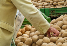 pommes de terre en rayon