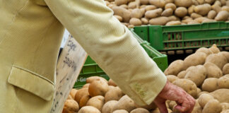 pommes de terre en rayon